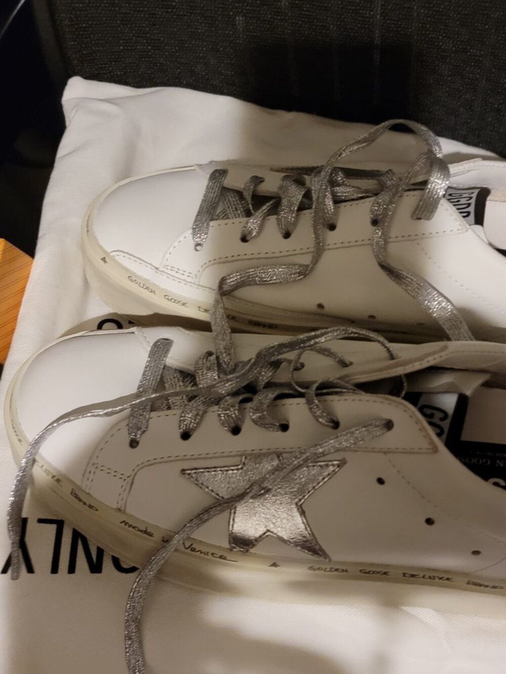 Golden Goose Silver Star Sneakers